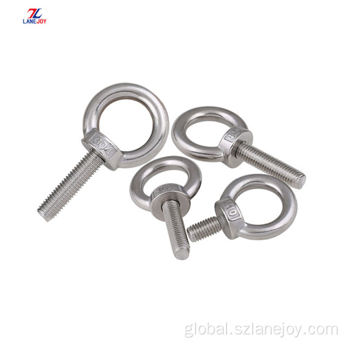 Lift Ring Screw Stainless Steel Long Eyebolt Ring Lifting Eyebolt Supplier